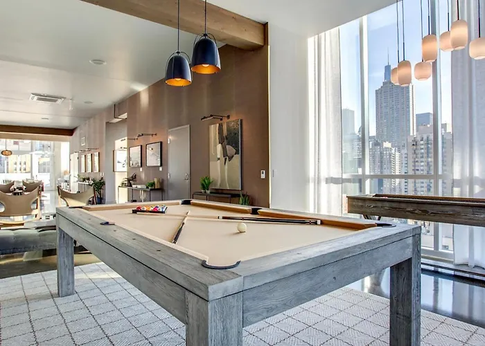 River N 1br W Gym Pool Nr L Stop Chi-361 Apartment Chicago